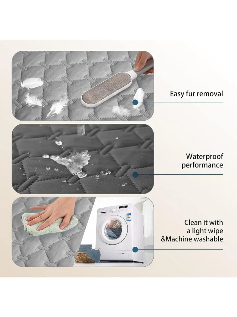 Waterproof Pet Couch Cover & Dog Blanket - Durable Furniture Protector for Pets